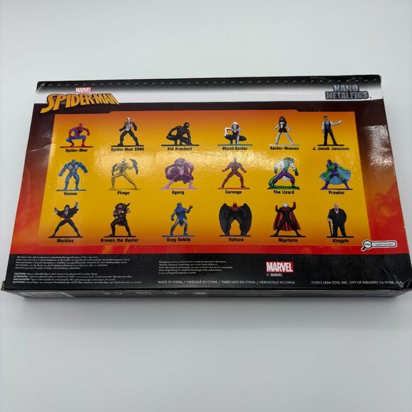 Marvel Spiderman 1.65" Nano Metalfigs Die-Cast Collectible Figures, 18 pack NEW - Picture 2 of 3